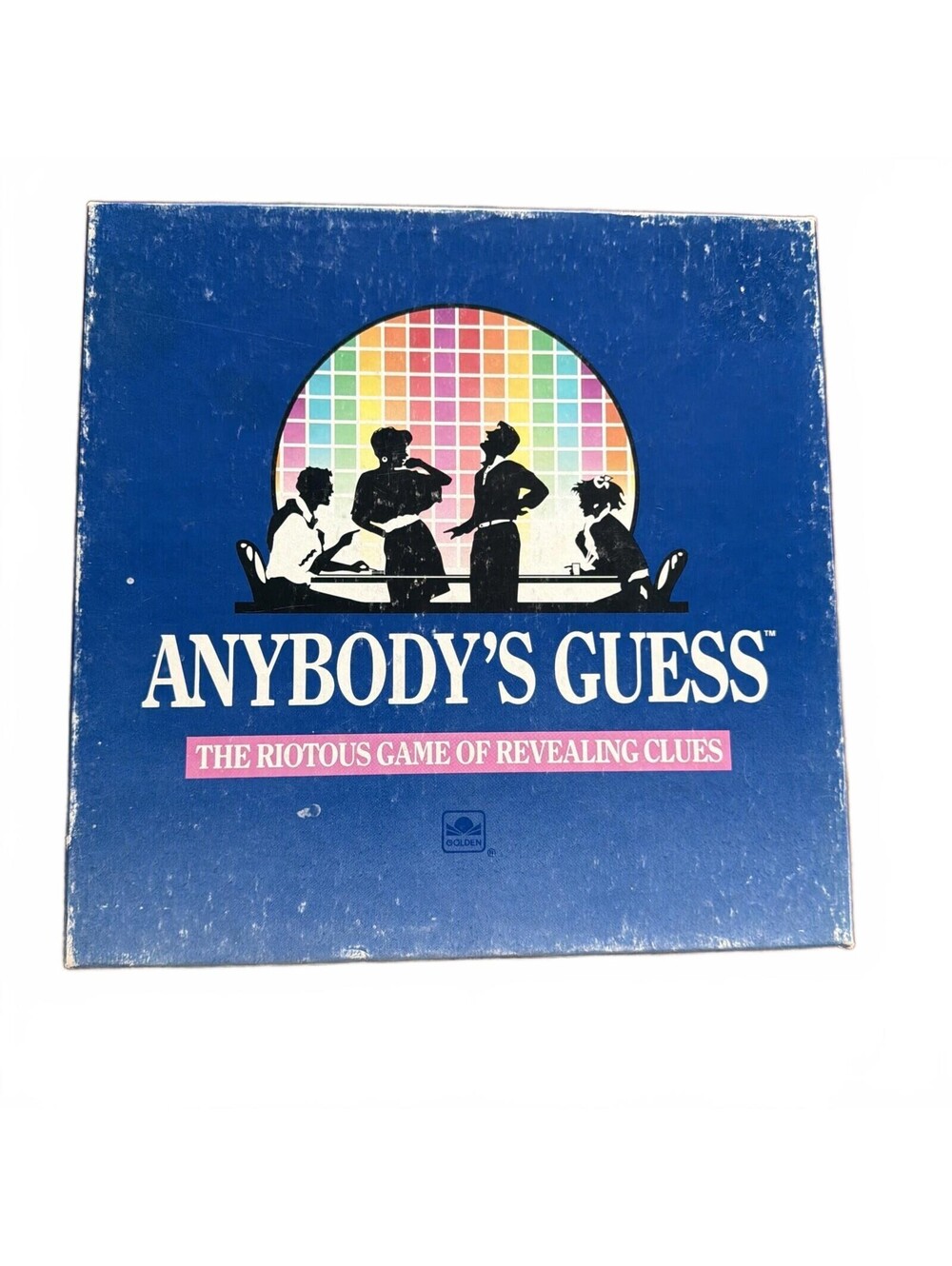 1990 "Anybody's Guess" Game Of Revealing Clues By Golden Games Complete